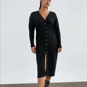 Wilfred aritzia utopia carriage dress black NWT